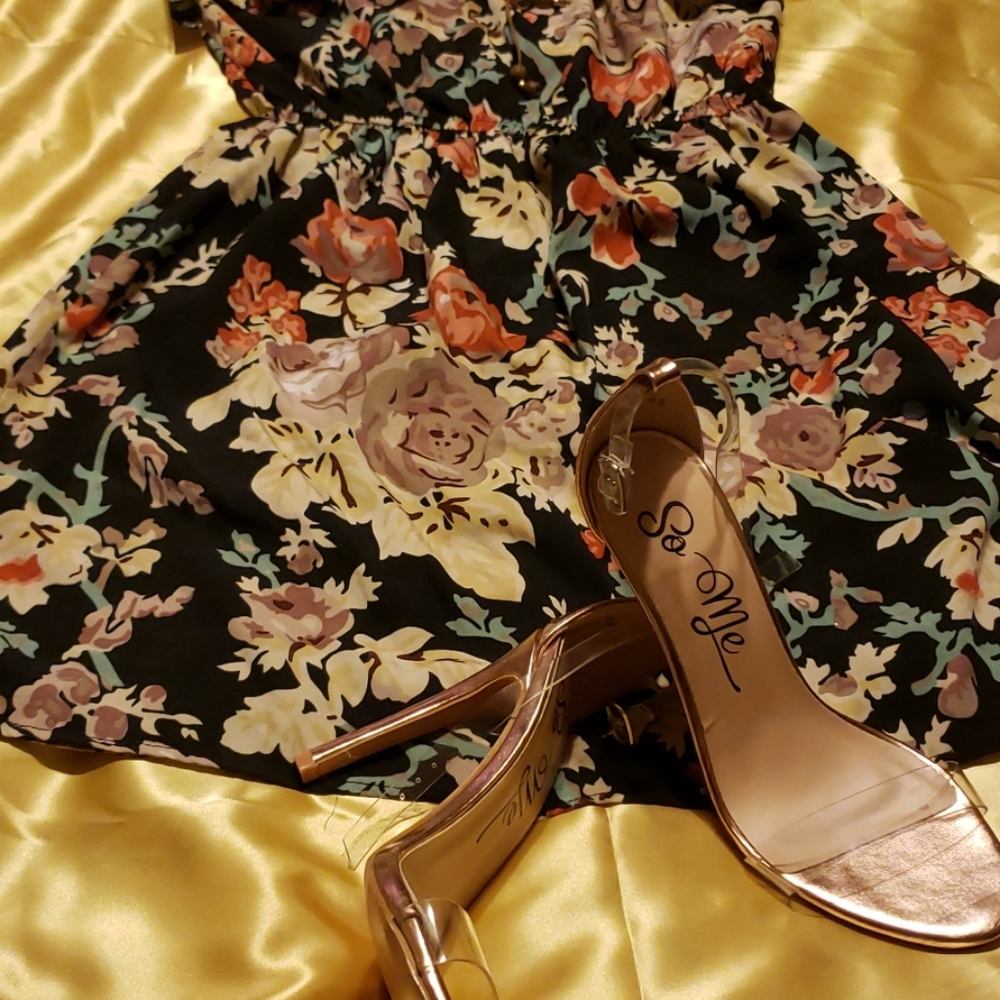 *Speed Control Floral Dress